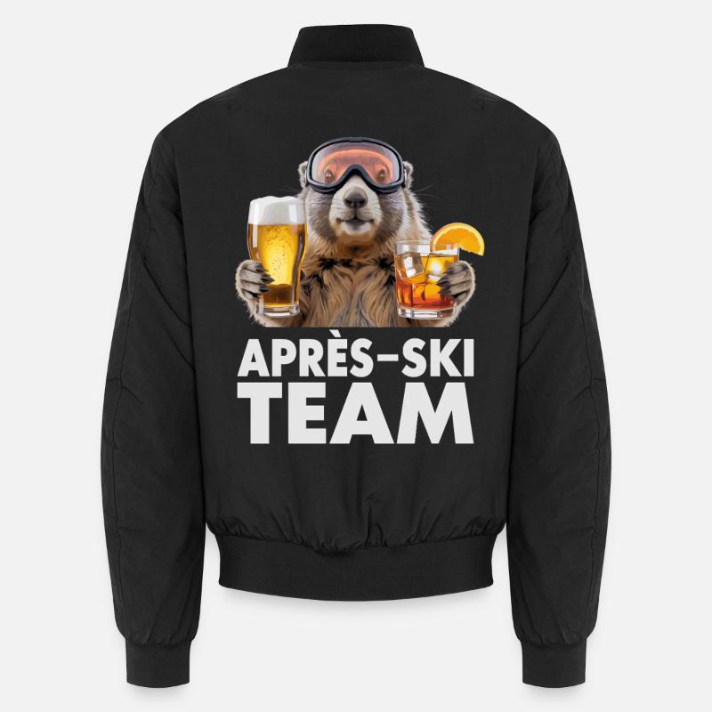 Après-Ski Team Marmot - Unisex Bomber Jacket - black