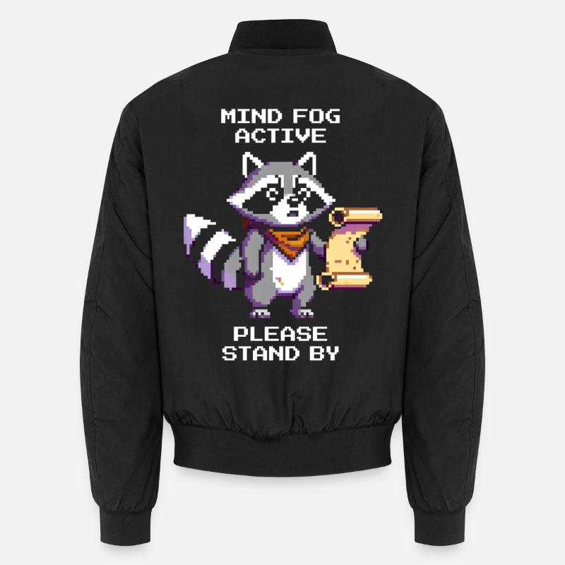 Brain fog active | Please be patient for a moment Unisex Bomber Jacket