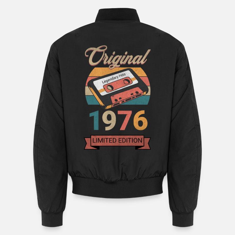 Original 1976 Limited Edition Geburtstag Geschenk Unisex Bomberjacke
