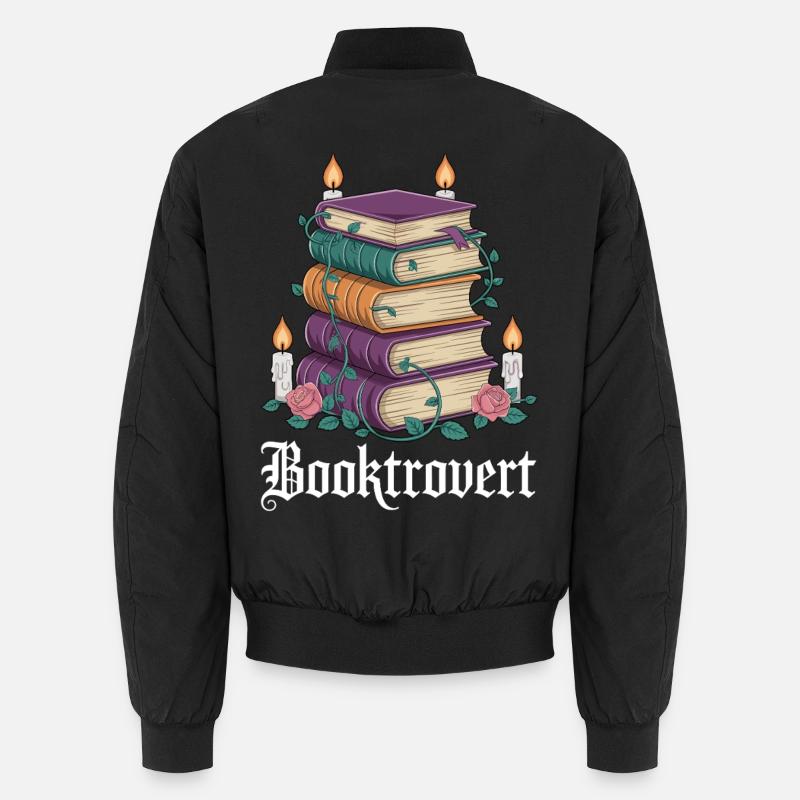 Booktrovert Bücherzauber Unisex Bomberjacke