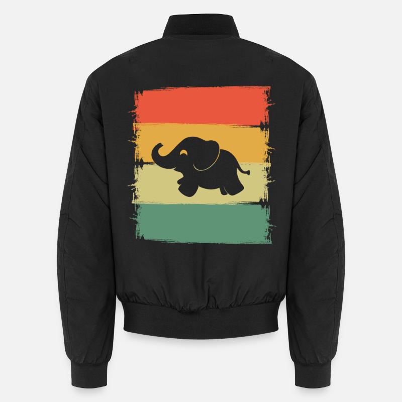 Elefant Unisex Bomberjacke