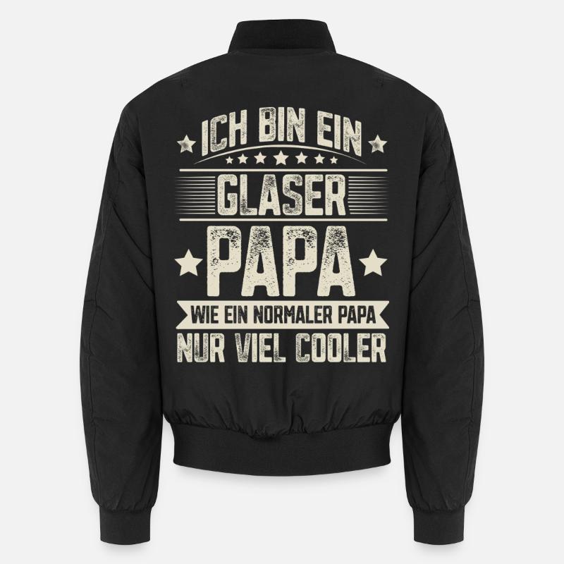 Glazier Dad - Unisex Bomber Jacket - black