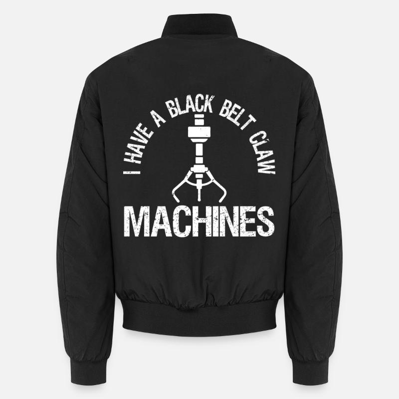 J’ai une machine à griffes à ceinture noire Bomber unisexe