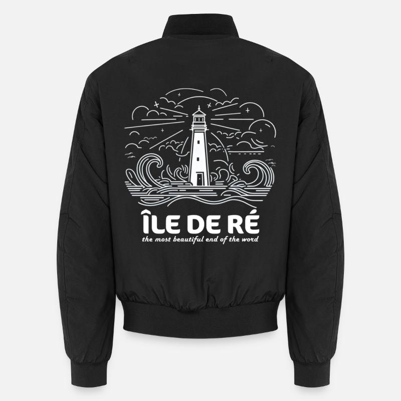 Île de Ré Der schönste Ort der Welt Charente Unisex Bomberjacke