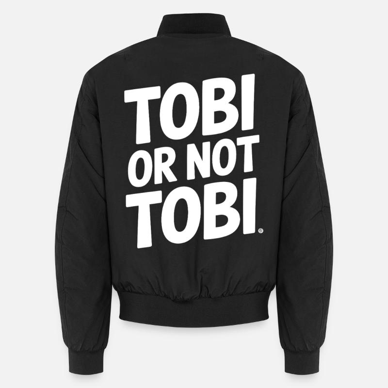 Tobi or not Tobi – That's the question Unisex Bomber Jacket