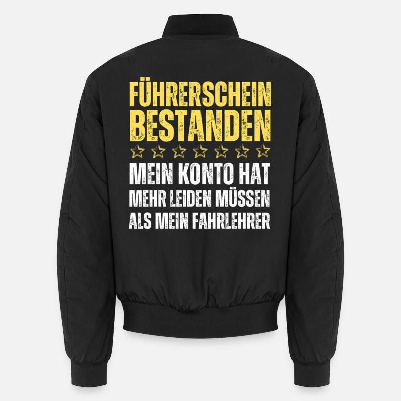 Führerschein Bestanden  Unisex Bomberjacke
