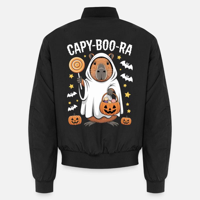 Capybara Halloween Capy-Boo-Ra Fun Bomber unisexe