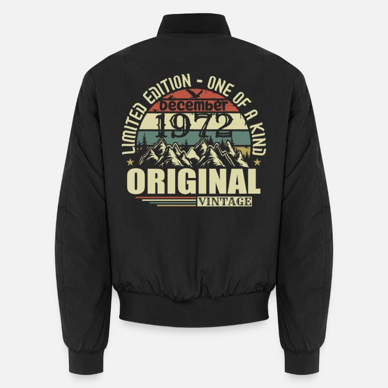 Dezember 1972 Dezember Jahrestag Dezember 1972 Unisex Bomberjacke