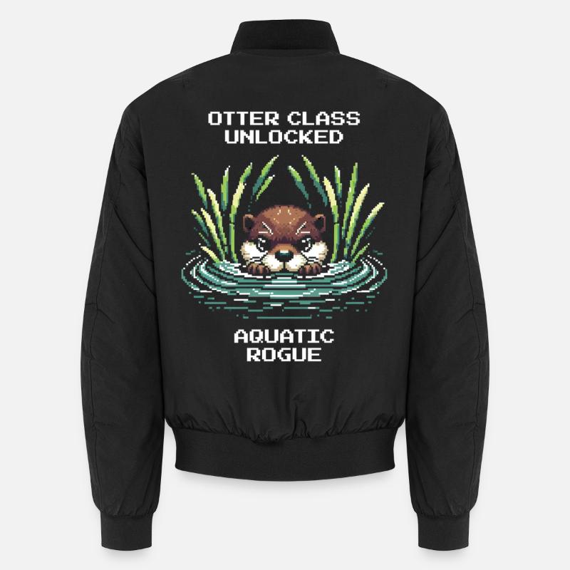 Otter Class Unlocked: Water Rogue | RPG Unisex Bomber Jacket
