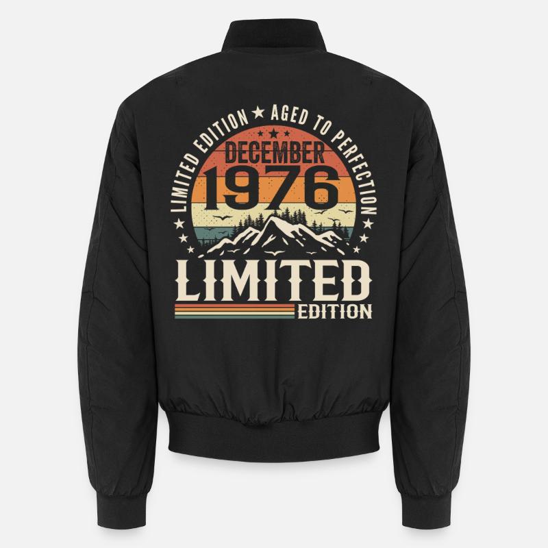 Dezember 1976 Unisex Bomberjacke