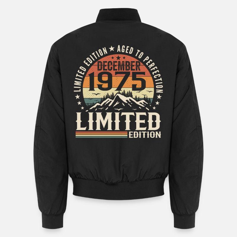 Dezember 1975 Unisex Bomberjacke