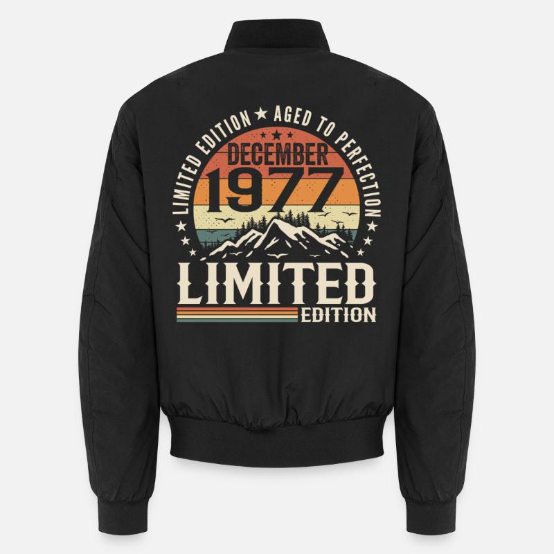 Décembre 1977 Bomber unisexe