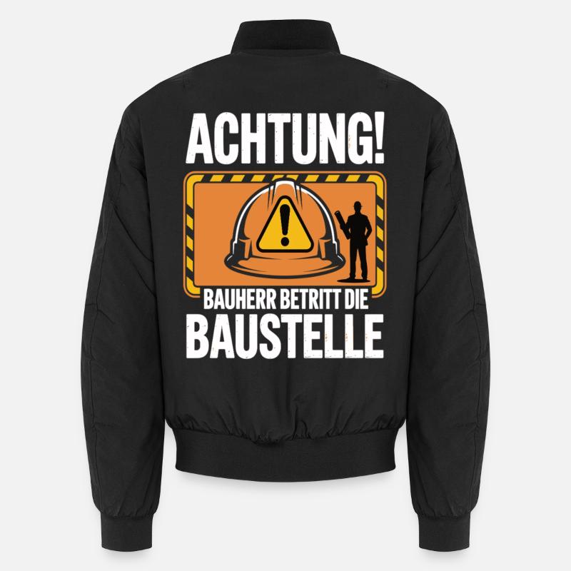 Attention : Le constructeur entre sur le chantier Bomber unisexe