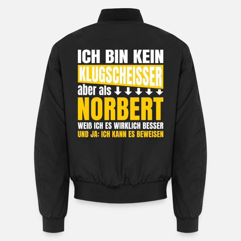 Je ne suis pas un Norbert malin Bomber unisexe