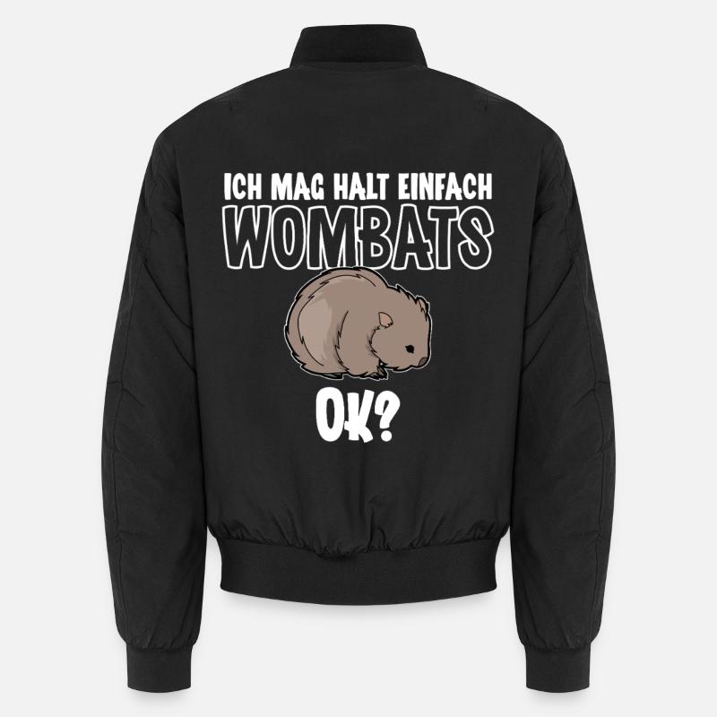 Wombat Unisex Bomber Jacket