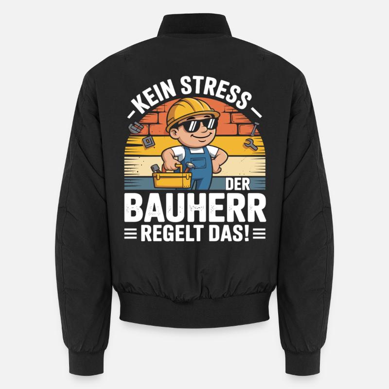 Pas de stress, le constructeur s’en occupe ! Bomber unisexe