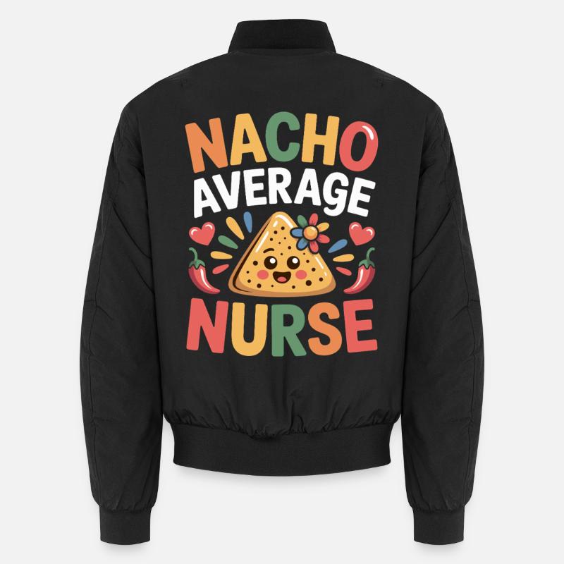 Nurse Tortilla Mexico - Unisex Bomber Jacket - black