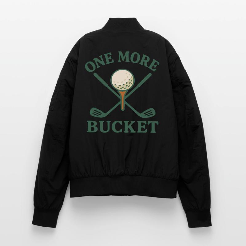 Ein weiterer Eimer Golfschläger Fun Design Unisex Bomberjacke