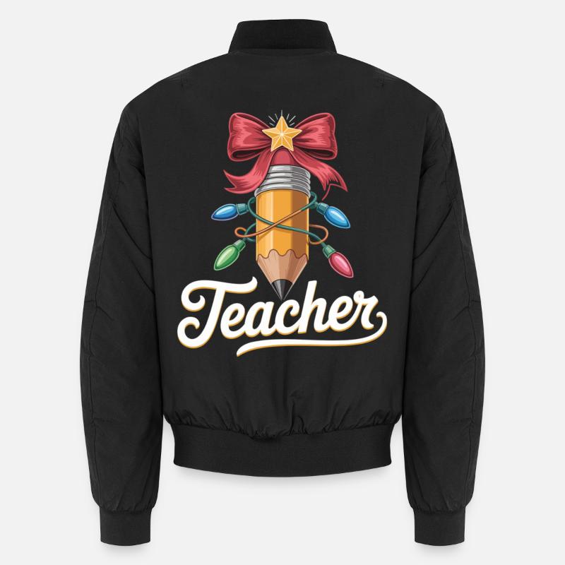 Idée cadeau pour les enseignants pour Noël Bomber unisexe