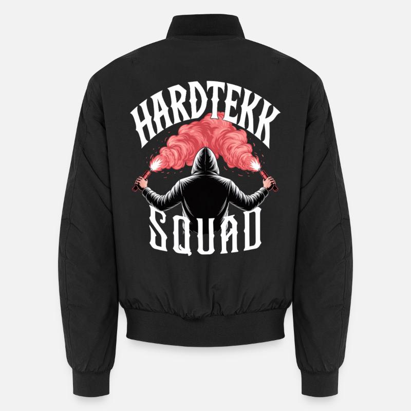 Hardtekk Squad Tekke Allemagne de l’Est - Bomber unisexe - noir