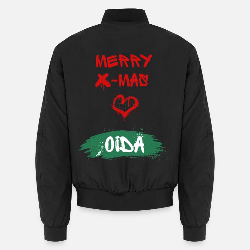 Xmas, Oida Unisex Bomber Jacket