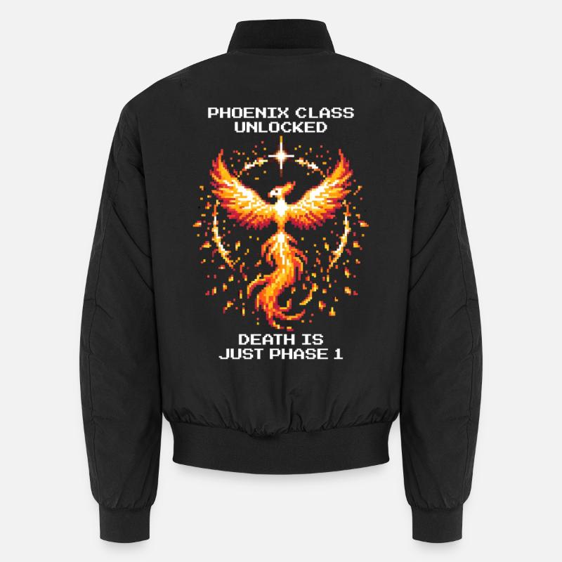 Phönix-Klasse freigeschaltet: Tod nur Phase 1 Unisex Bomberjacke