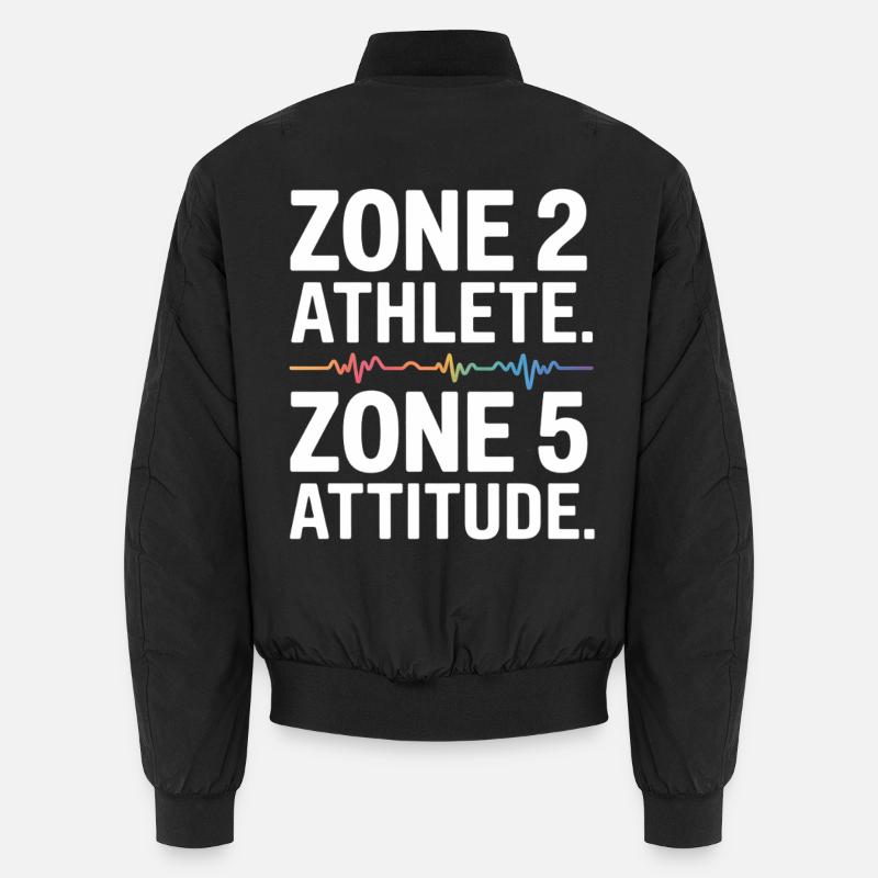 Half Marathon Zone 2 TRaining for Runners Running T-Shirt Unisex Bomber Jacket