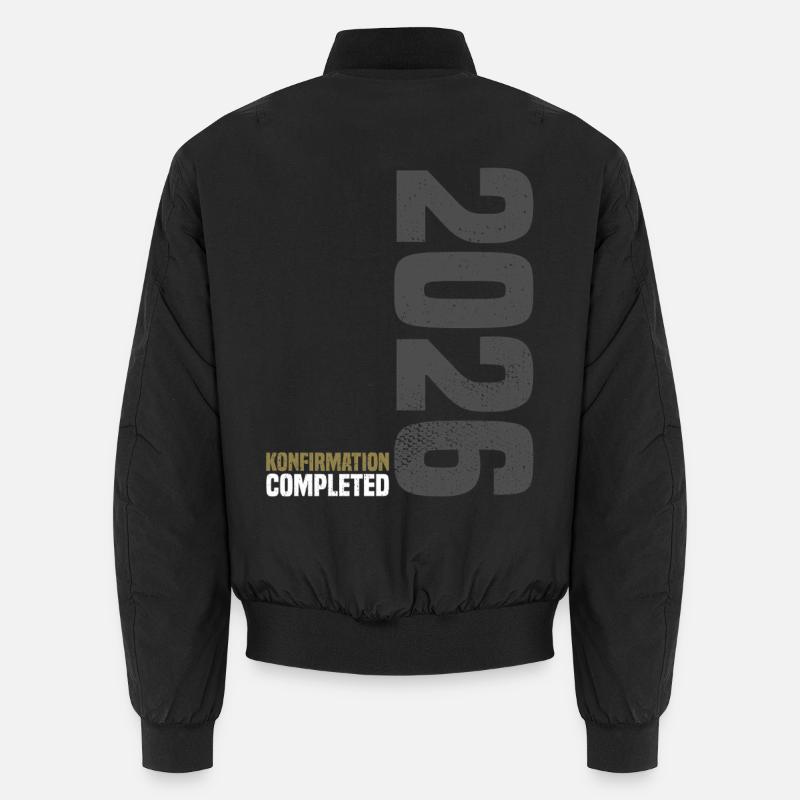 Félicitations Confirmation 2026 - Bomber unisexe - noir