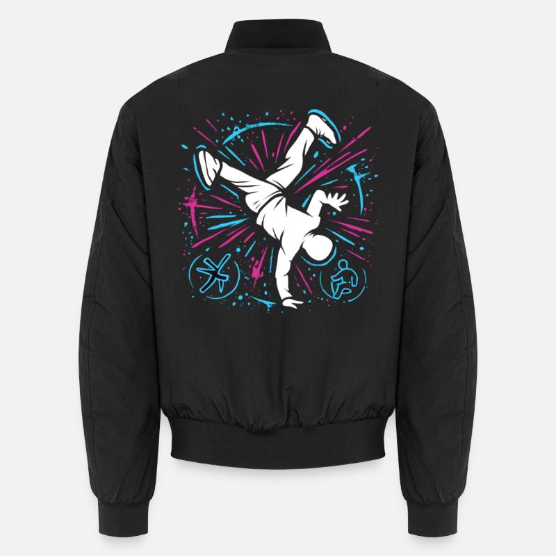 Breakdance Explosion – Danse streetstyle Bomber unisexe