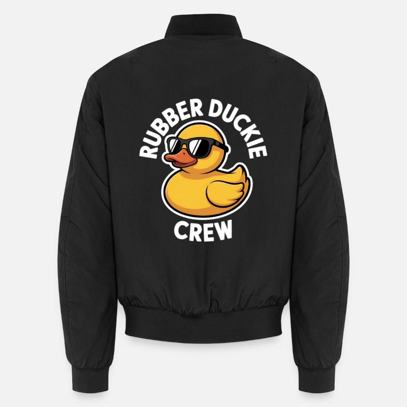 Rubber Duck Crew Sunglasses Unisex Bomber Jacket