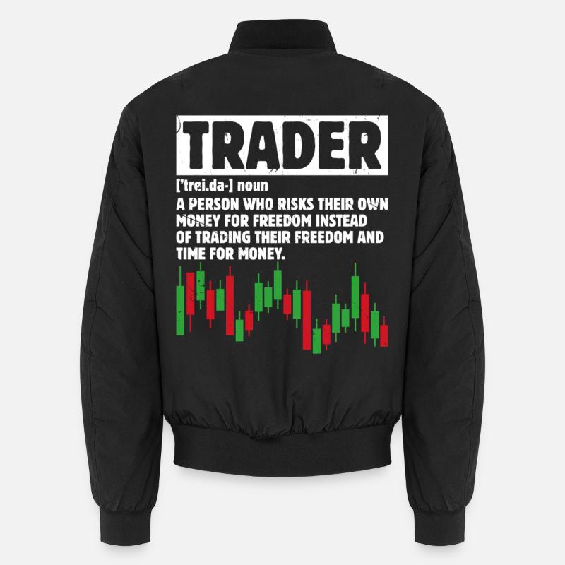 Trading Boursier Crypto Trader Boursier Bomber unisexe