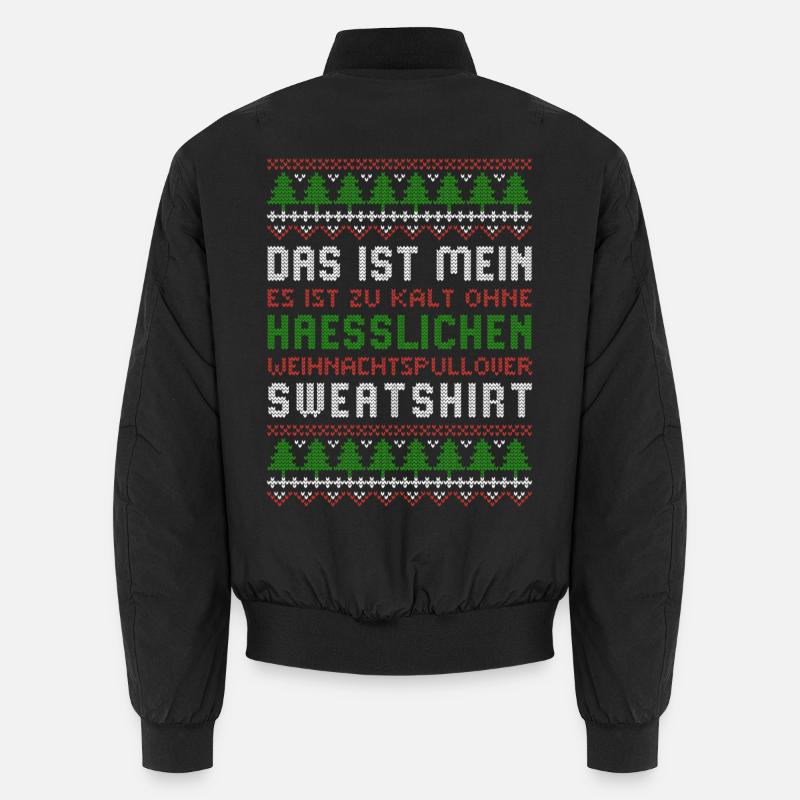 Il fait trop froid pour les pulls de Noël moches Bomber unisexe