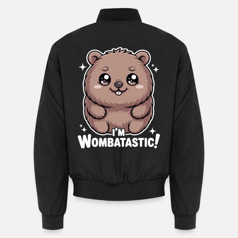 Cute Wombat I'm Wombatastic Unisex Bomber Jacket