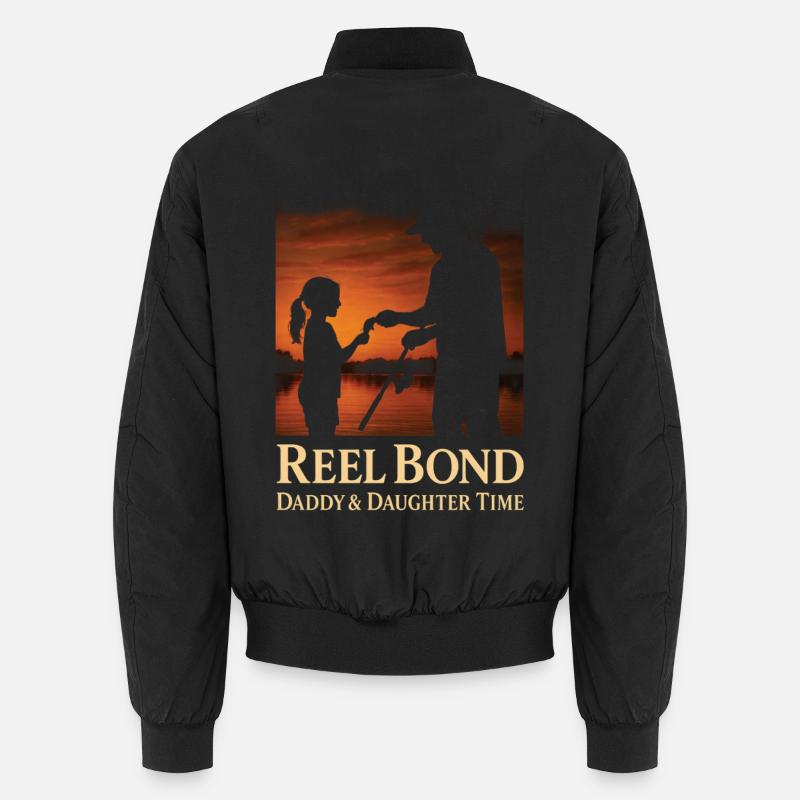 Reel Bond Daddy & Daughter Zeit Unisex Bomberjacke