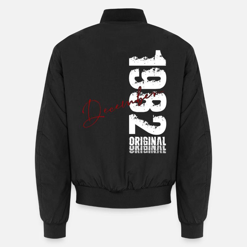 44e anniversaire Original Décembre Né en 1982 Bomber unisexe