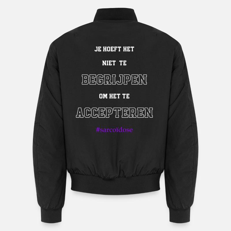 Acceptation de la sarcoïdose - Bomber unisexe - noir