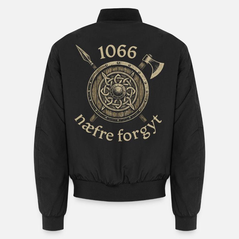1066 Never Forget Viking Legacy Unisex Bomberjacke