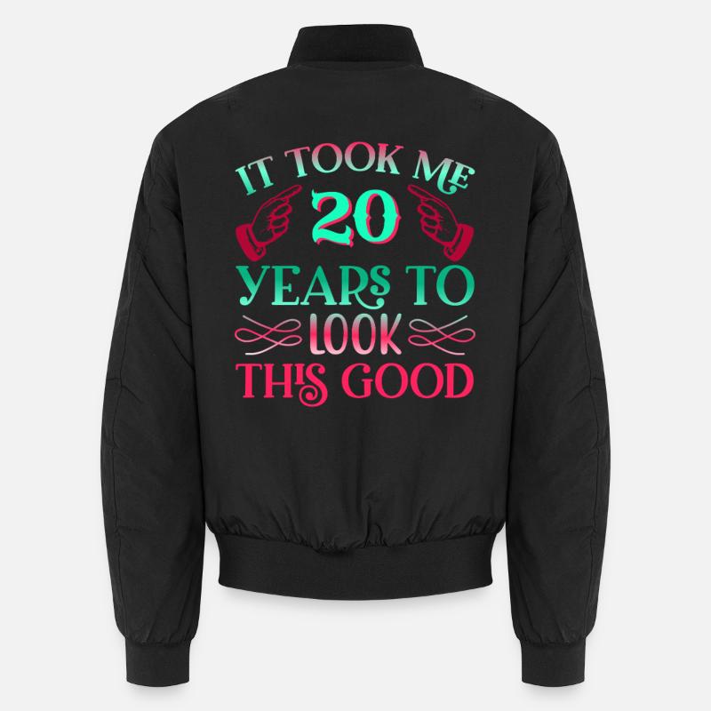 It took 20 years to look so good Unisex Bomber Jacket