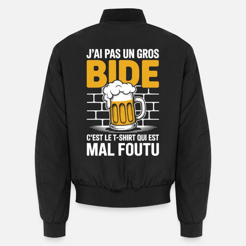 I don't have a big funny design blunder Unisex Bomber Jacket