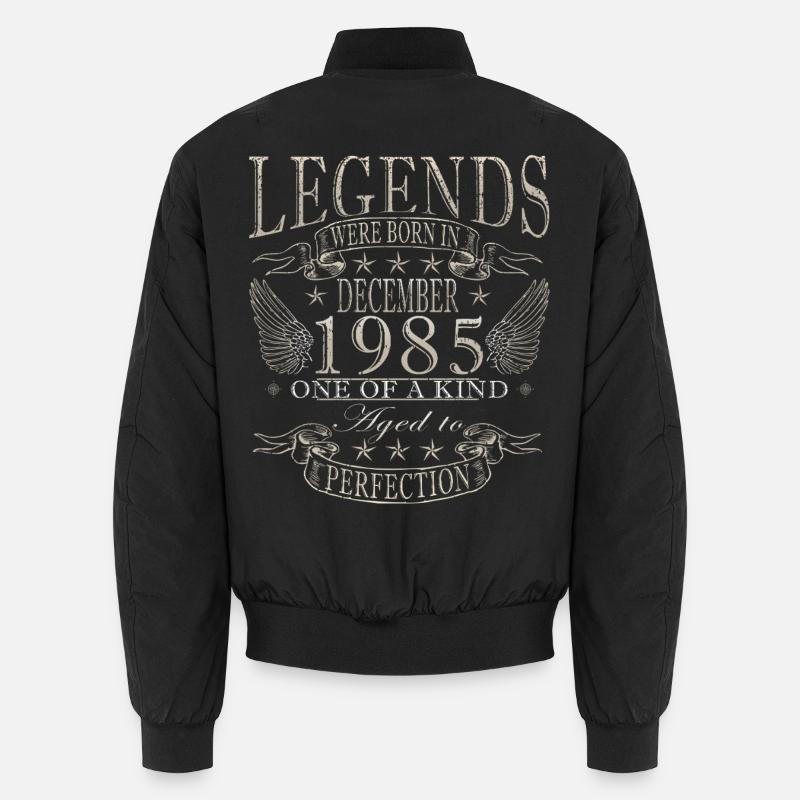 Cadeau d’anniversaire de décembre 1985 Bomber unisexe