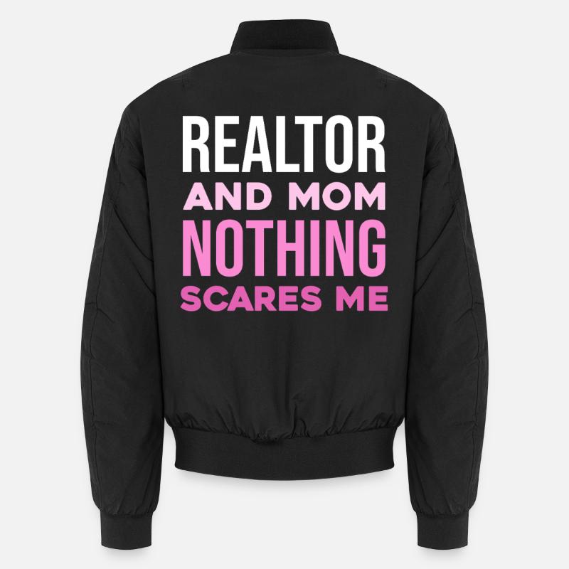 Realtor mom courageous – don't be afraid Unisex Bomber Jacket