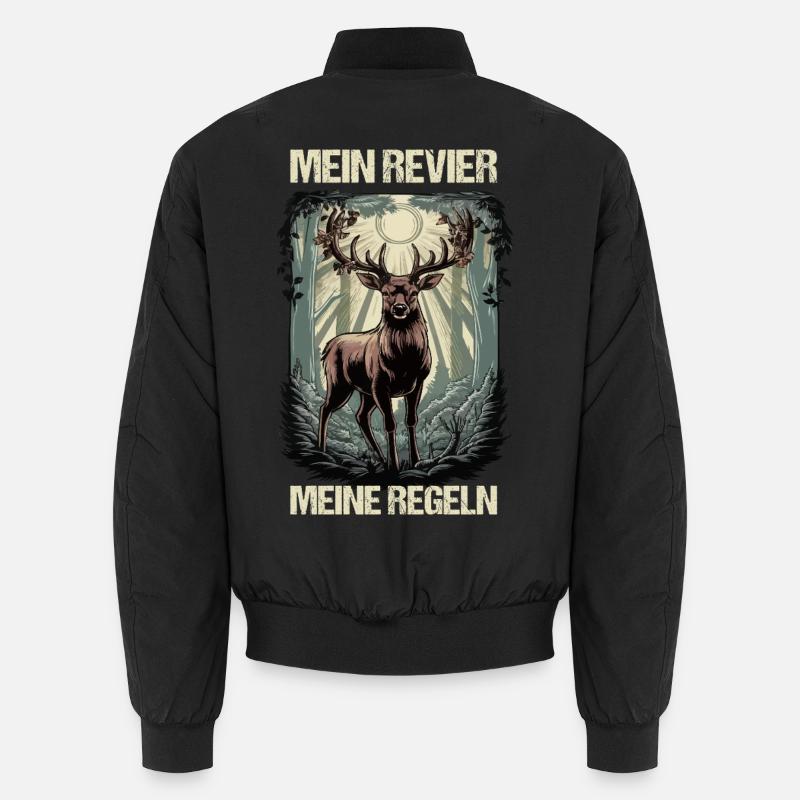 Mon territoire Mes règnes Chasseur de cerfs Bomber unisexe