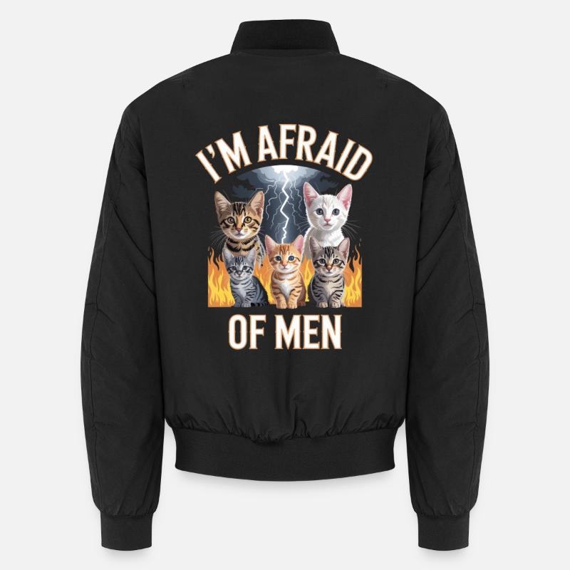 I'm Afraid Of Men Unwearable Bootleg - Unisex Bomber Jacket - black