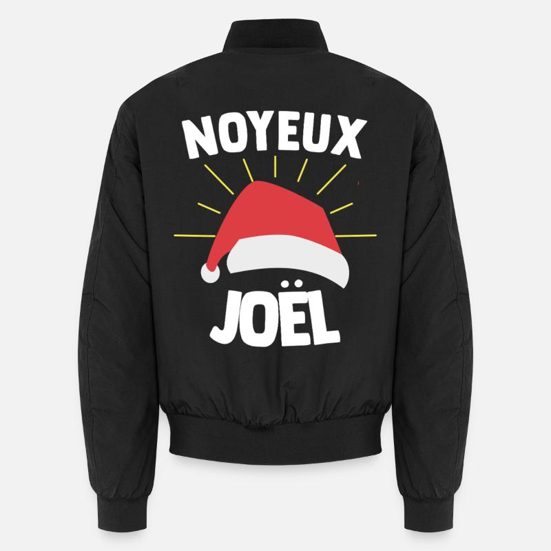 Noyeux Joël Humour Merry Christmas Expression Funny Unisex Bomber Jacket