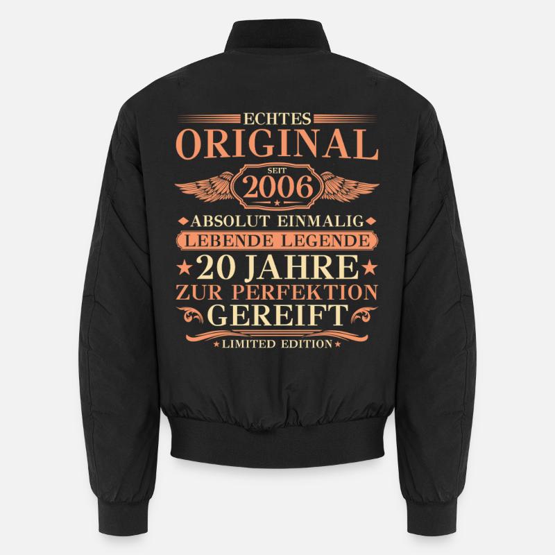 2006 Vintage Absolutely Unique 20th Birthday Unisex Bomber Jacket