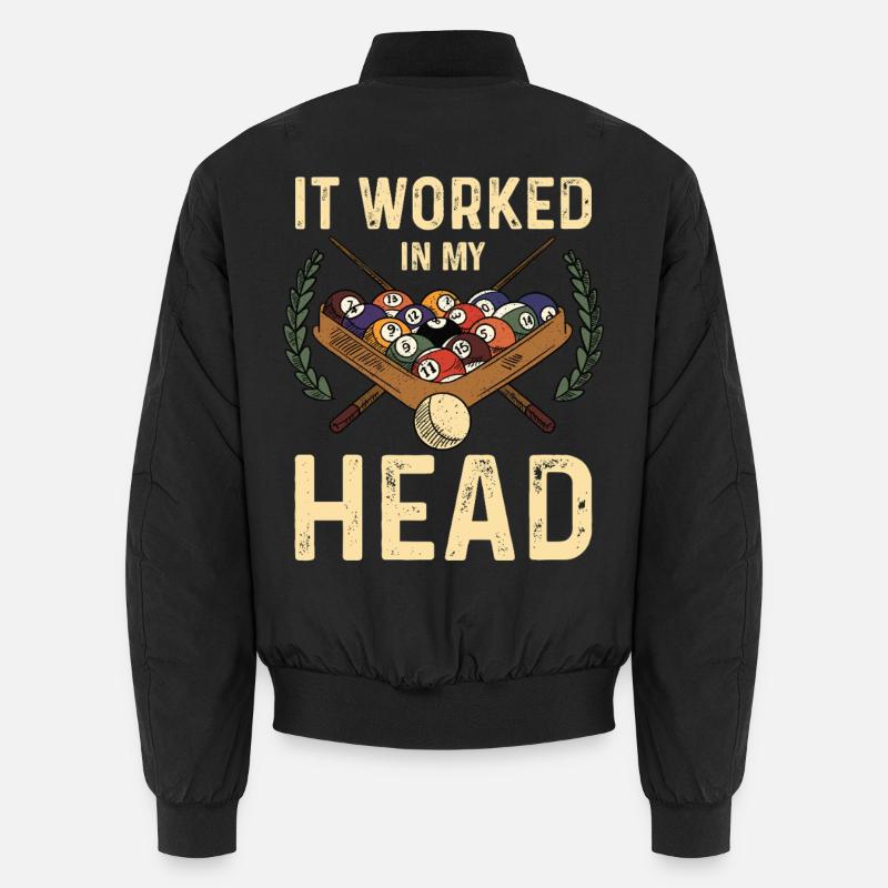 Kopf Hat Pool Humor Unisex Bomberjacke