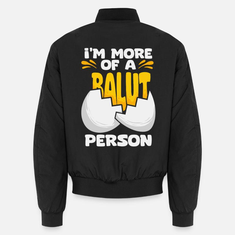 Balut Philippines - Unisex Bomber Jacket - black