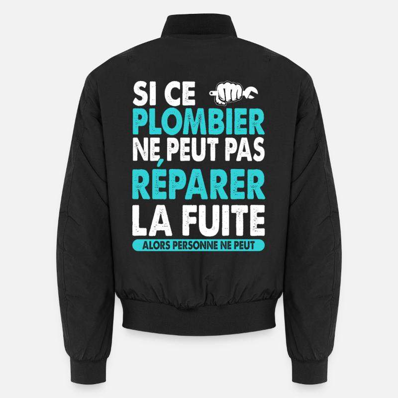 Klempnerberuf-Geschenkidee – lustiger Spruch Unisex Bomberjacke