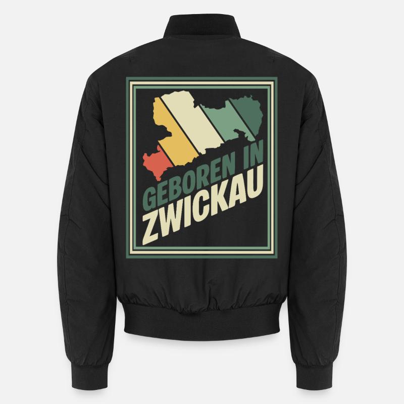 Né à Zwickau - Bomber unisexe - noir