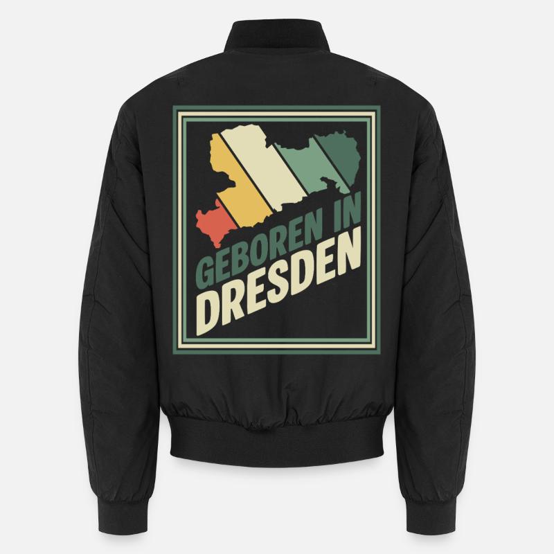 Né à Dresde Retro Bomber unisexe